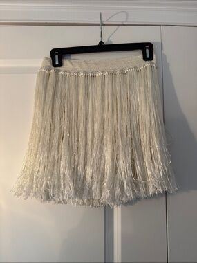 My beachy side fringe skirt